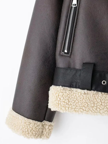 Elegance World – Cozy Suede Jacket