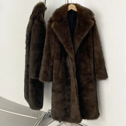 Elegance World – Premium Fur Trim Overcoat